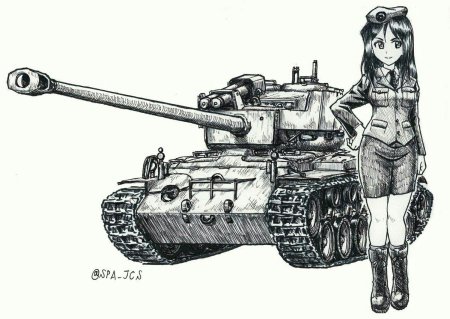 Танк для срисовки