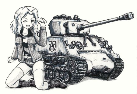 Girls und panzer эльф танкист