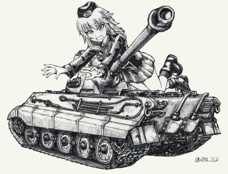 Аниме танкистки нонна