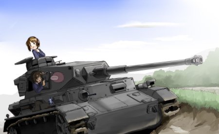 Аниме танкистки girls und panzer