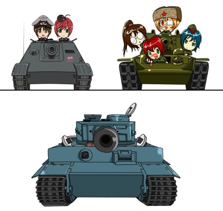 Girls und panzer записки эльфа танкиста