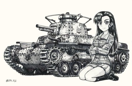 Аниме танкистка