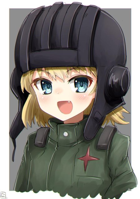 Катюша аниме танкистки girls und panzer