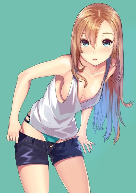 Аниме девушка в топике