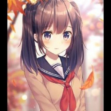 Милая аниме девушка