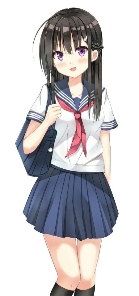 Аниме школьница