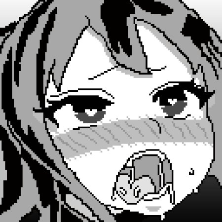 Ахегао пиксель арт