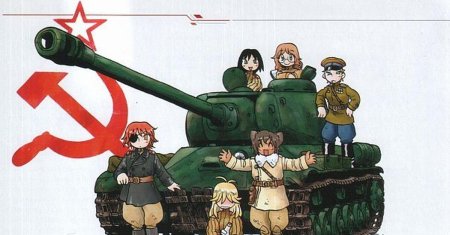 Аниме девушки и танки