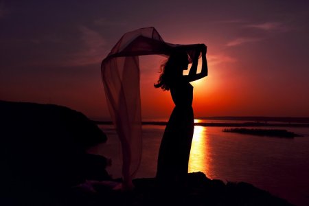 Фотосессия на закате