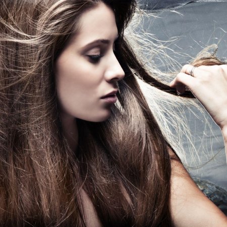 Волосы красивые