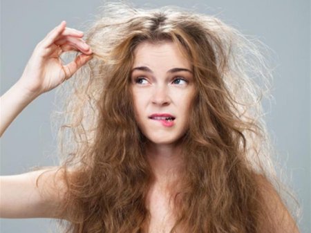 Лохматые волосы у женщин