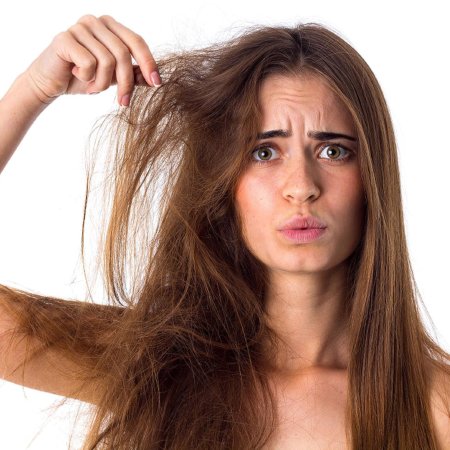 Сухие волосы