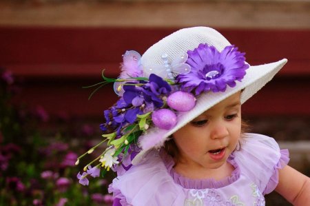 Шляпка для девочки