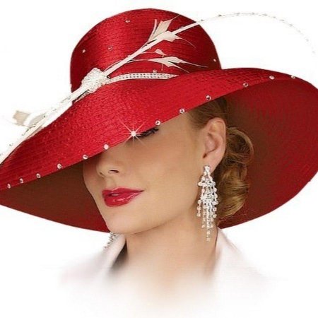 Дама в красной шляпе