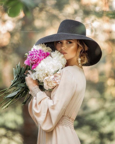 Фотосессия в шляпе