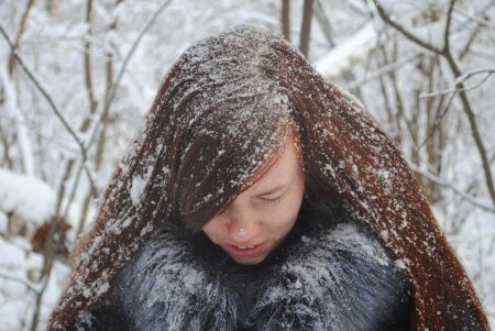 Зимой без шапки