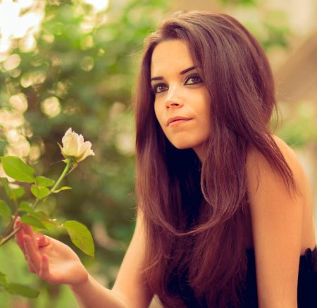 Девушки шатенки