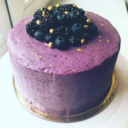 Черничный крем чиз