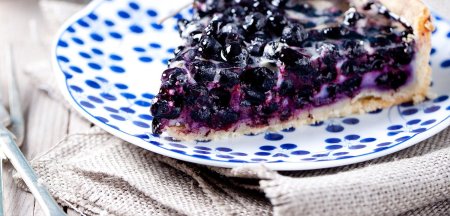 Пирог тарт черничный