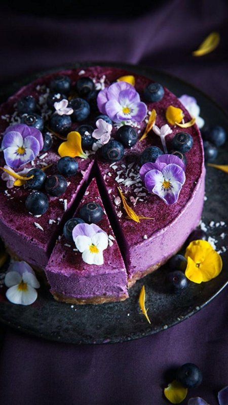 Черничный чизкейк
