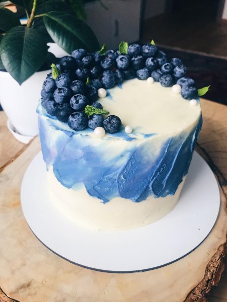 Черничный крем чиз