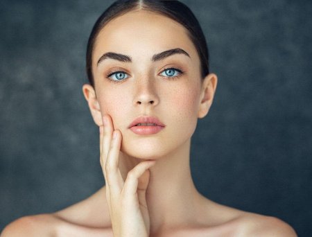 Девушка с идеальной кожей