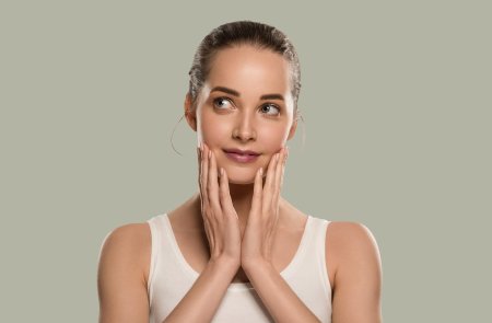 Лицо красивой женщины