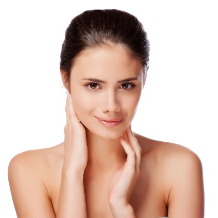 Лицо взрослой девушки