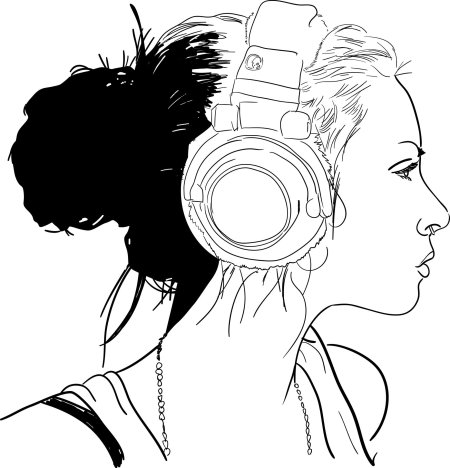 Девушка рисунки