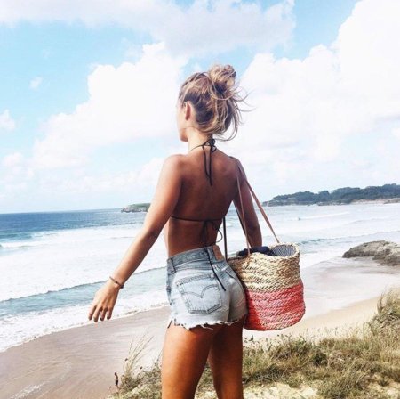 Девушка лето