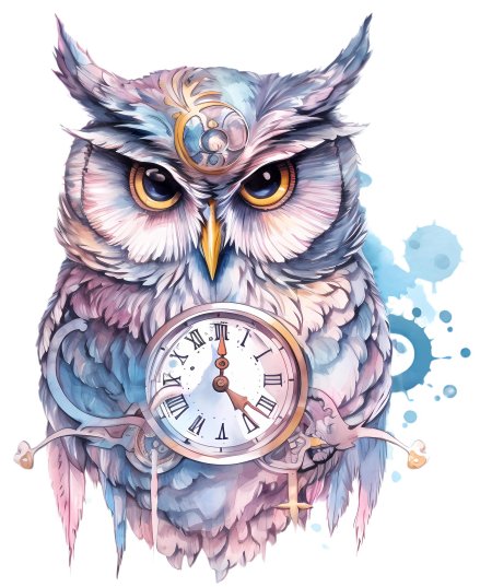 Часы сова