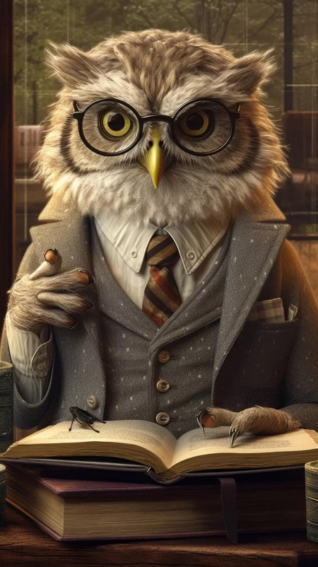 Sophisticated owl