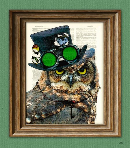 Панно в стиле стимпанк