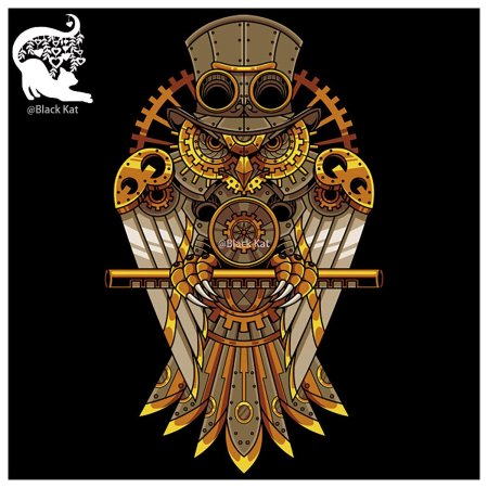 Стимпанковский филин