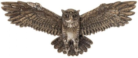 Панно сова стимпанк