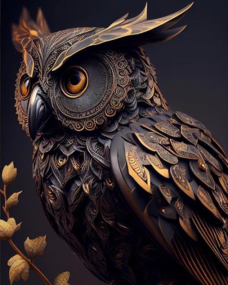 Сова красивая