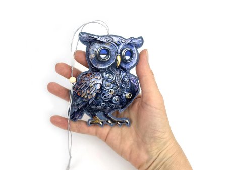 Сова елочная игрушка