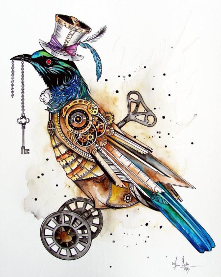 Стимпанк эскизы