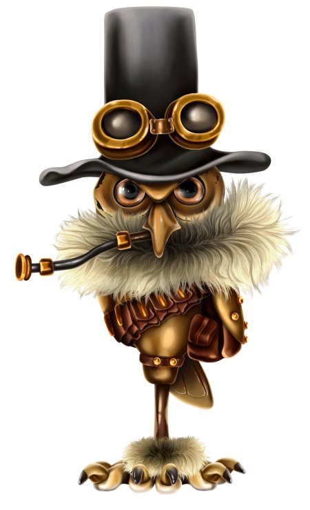 Стимпанк рисунки животных