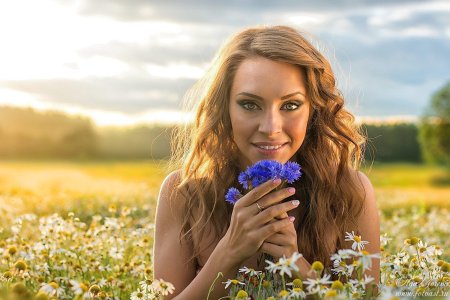 Девушка лето