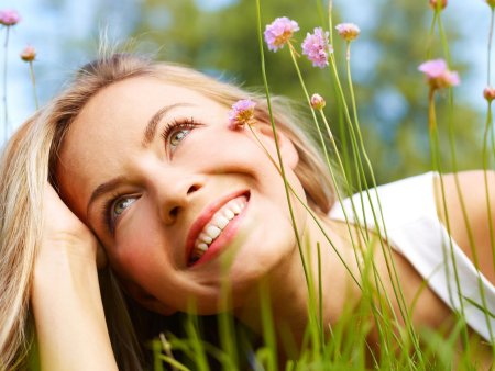 Счастливая женщина