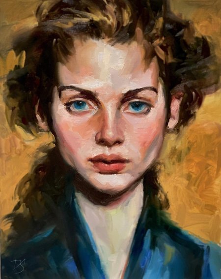 Портрет анфас живопись