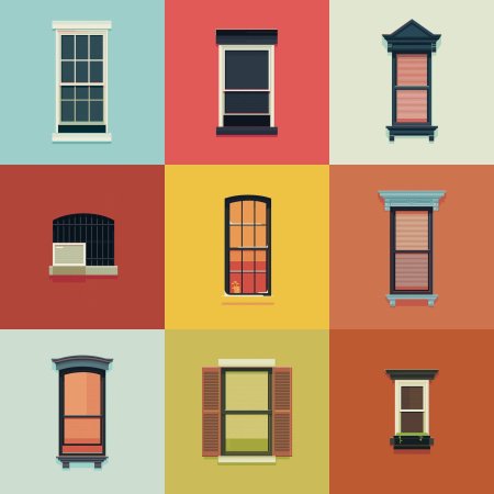 Дом с окнами