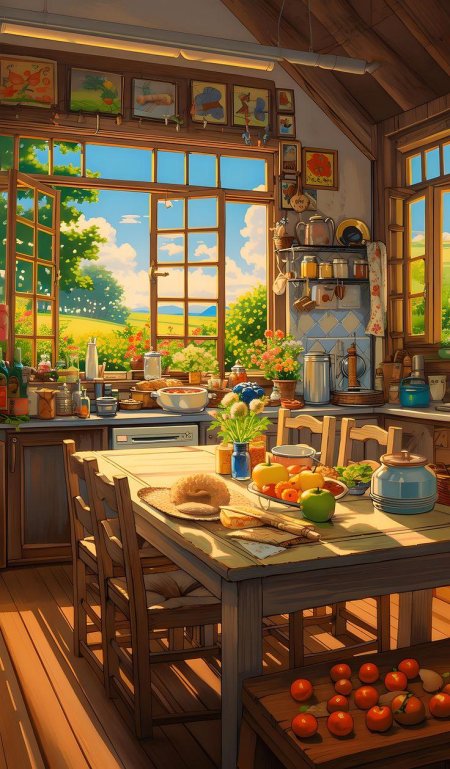 Уютная кухня