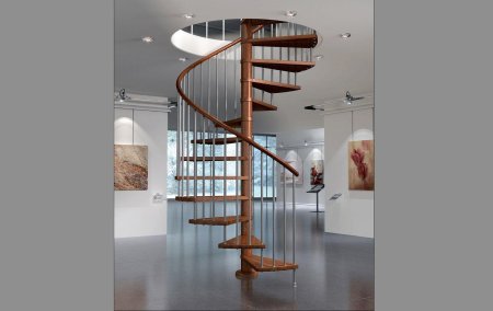 Винтовая лестница на больцах