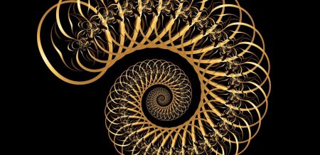 Фрактал спираль