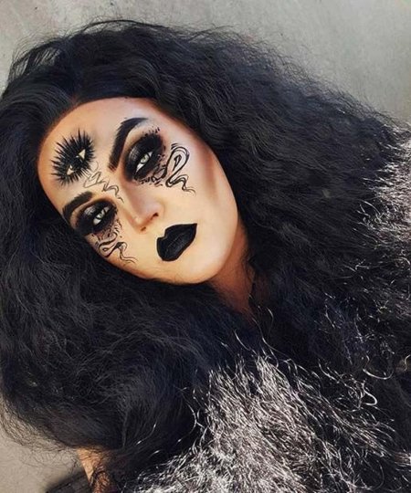 Идеи для хэллоуина макияж