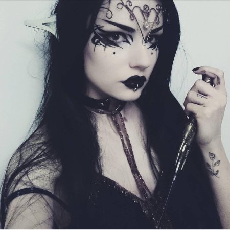 Ева грин готический макияж