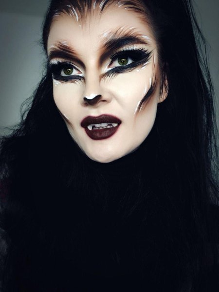 Макияж ведьмы на хэллоуин для девушек