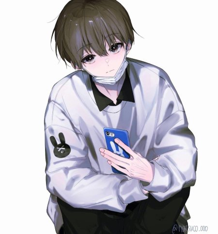 Мальчик аниме арт